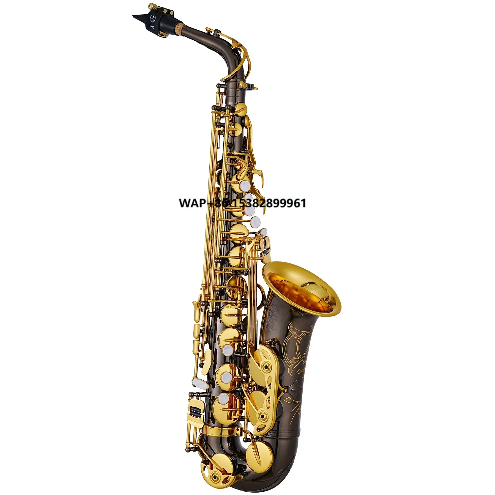 KUNO KAS-801 Eb Alto Saxophone Black Lacquer Student Beginner Professional Performance Woodwinds