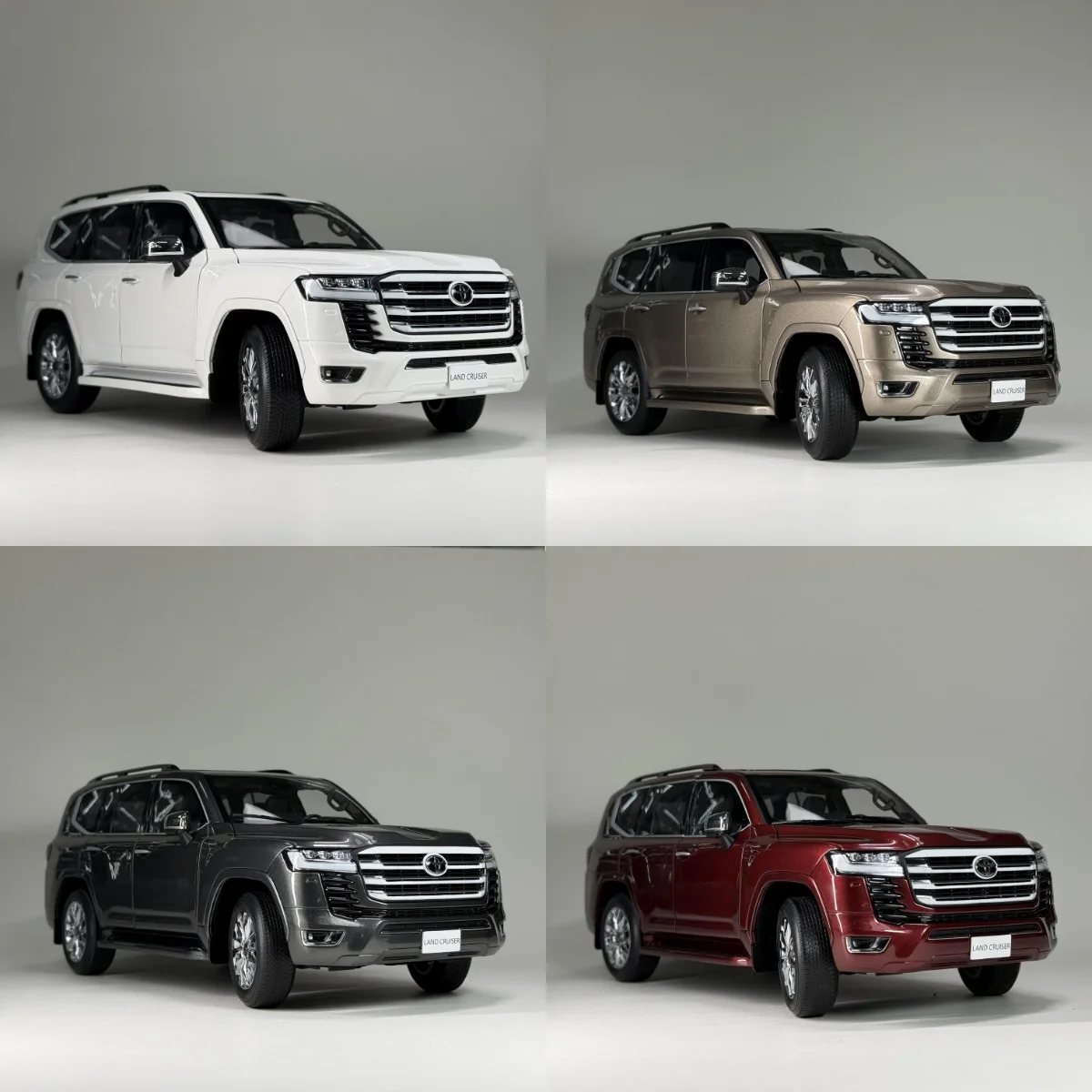 Diecast LCD 1:18 Scale Toyota Land Cruiser LC300 Alloy Car Model