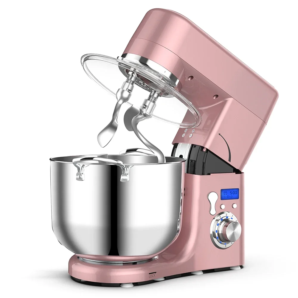 for 1500W stand mixer 4L 5L Bakery Cake Dough Blender Flour Kitchen Electric Aids  Mixeur Baking Robot Stand Food Mixers