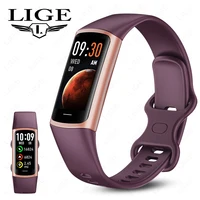 LIGE-reloj inteligente para hombre y mujer, accesorio de pulsera resistente al agua con control de temperatura, oxígeno en sangre y deportes, nuevo