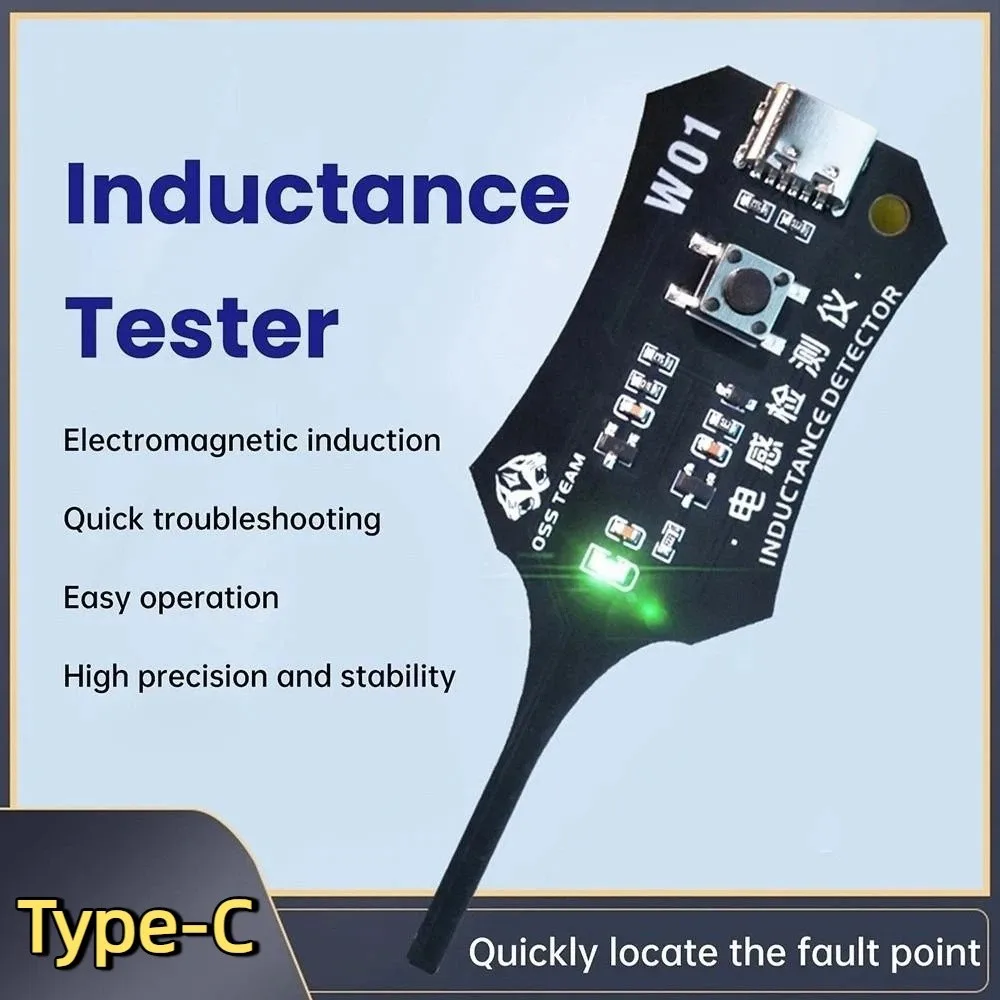 High Accuracy Motherboard Coil Tester Quick Investigation Strong Stability Inductor Detector Tool Professional Multi-functional