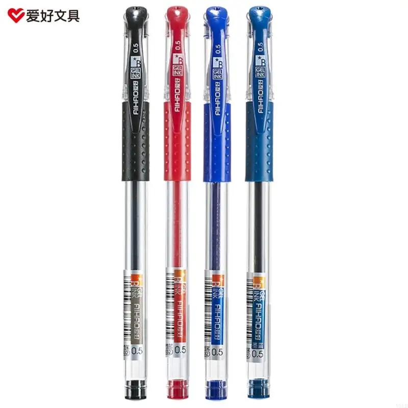 

Y5LB 0.5mm Extra-Thin Fine Tip Pens Gel Liquid Rolling Ball Point Pens for Office