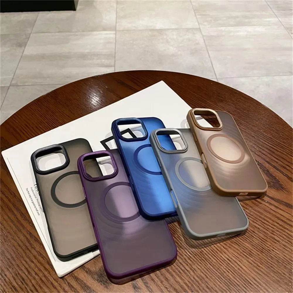 Luksusowe etui ochronne na aparat Spiricle do iPhone 15 16 Pro Max 16 Magsafe Etui do iPhone 14 12 11 13 17 Pro Max Matte Cover