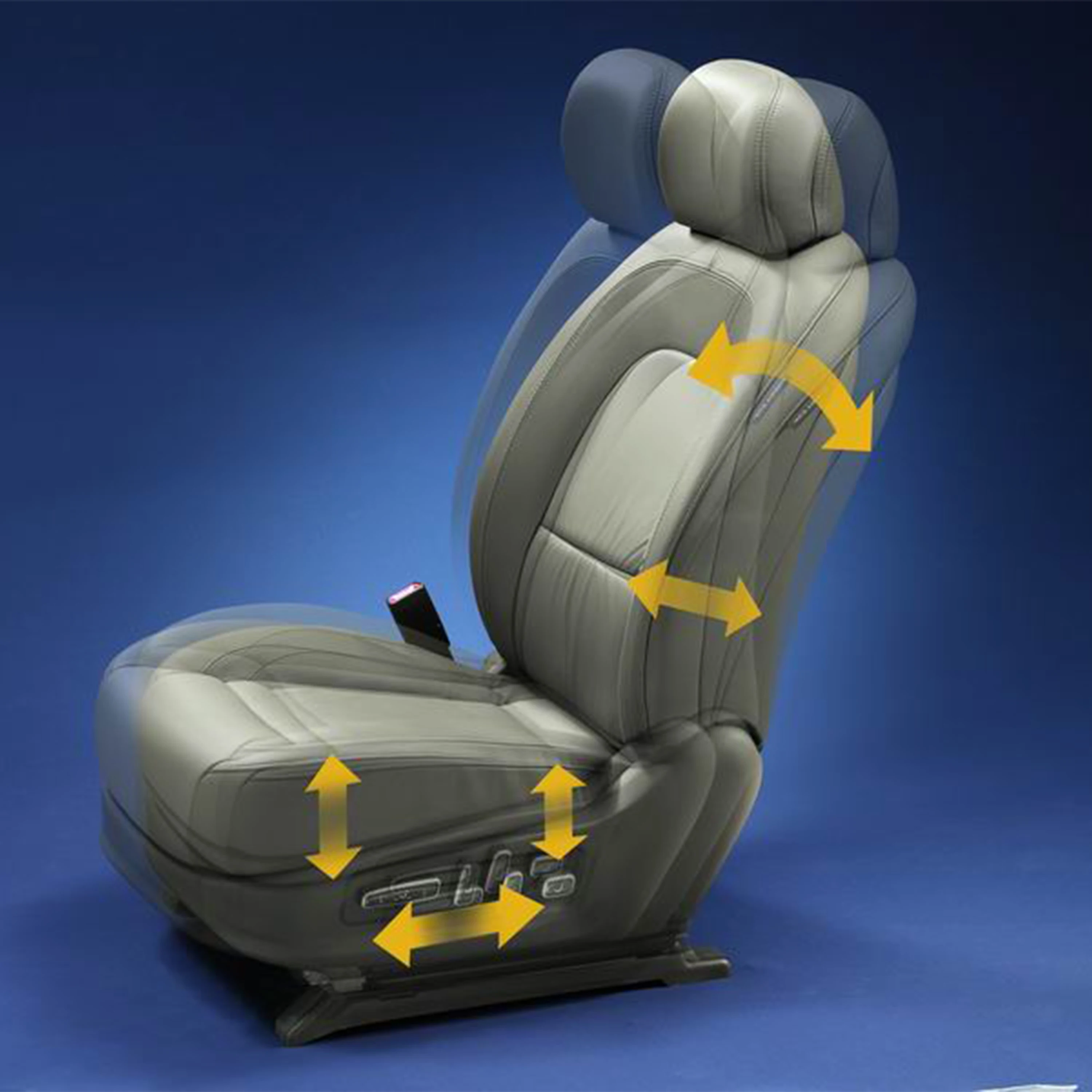 Electric Adjustable Car Seats for T-ROC 2017-2019 8/4/6 Ways Customizable Modification Rear Seat Center Console with Cup Holders