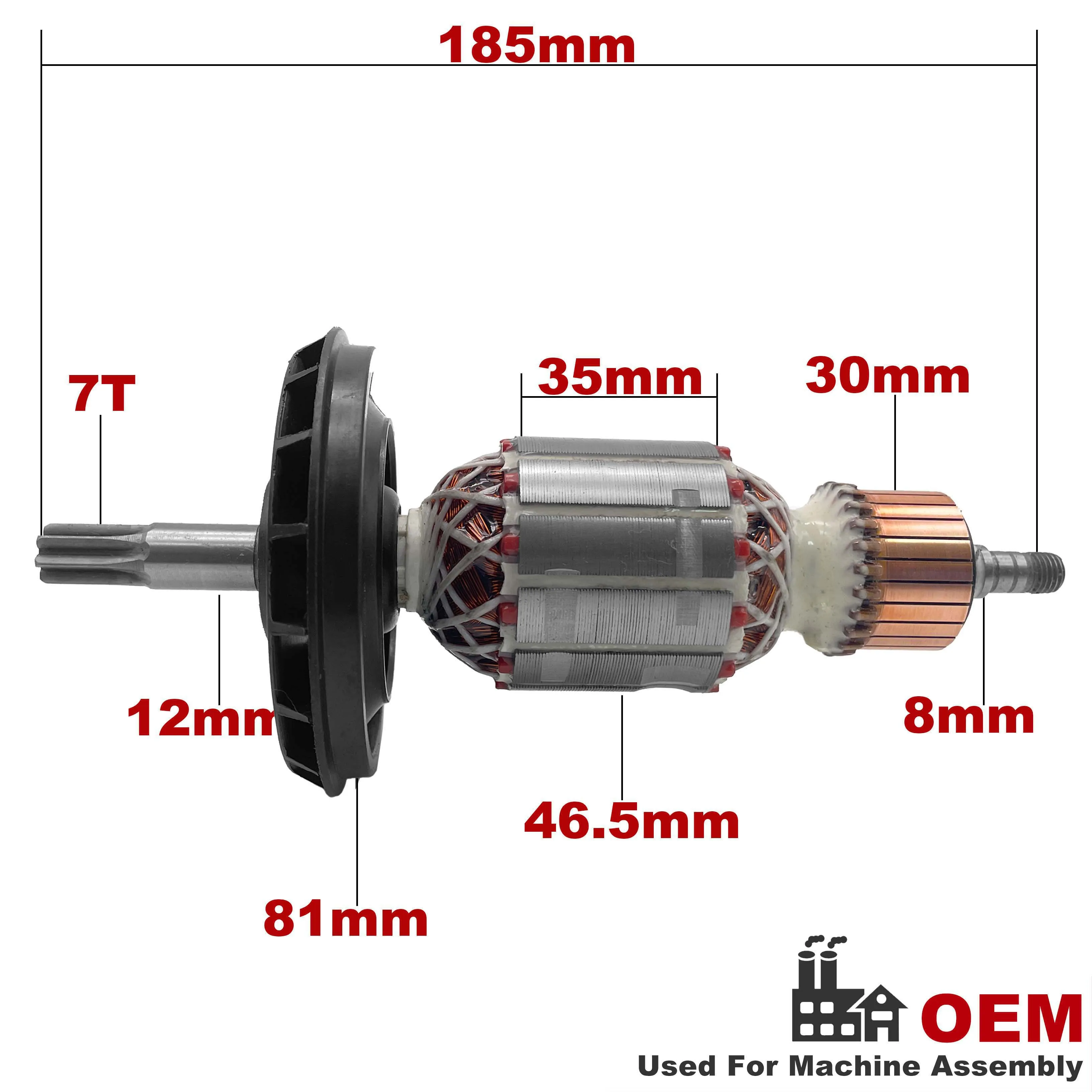 THAF AC220-240V المحرك الدوار مرساة استبدال لبوش مطرقة دورانية GBH5-40 GBH5-40DE GBH5-40DCE GSH5E GSH5CE (110V available）