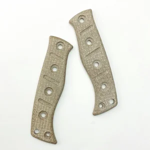 Personalisierte Mikata Michata Materialmesser, Bankskala -Griffe, fixierte 375 gerade Messer, DIY -Zubehör -Teile 6 Hauptverkäufe Benchmade fest Adamas - №6