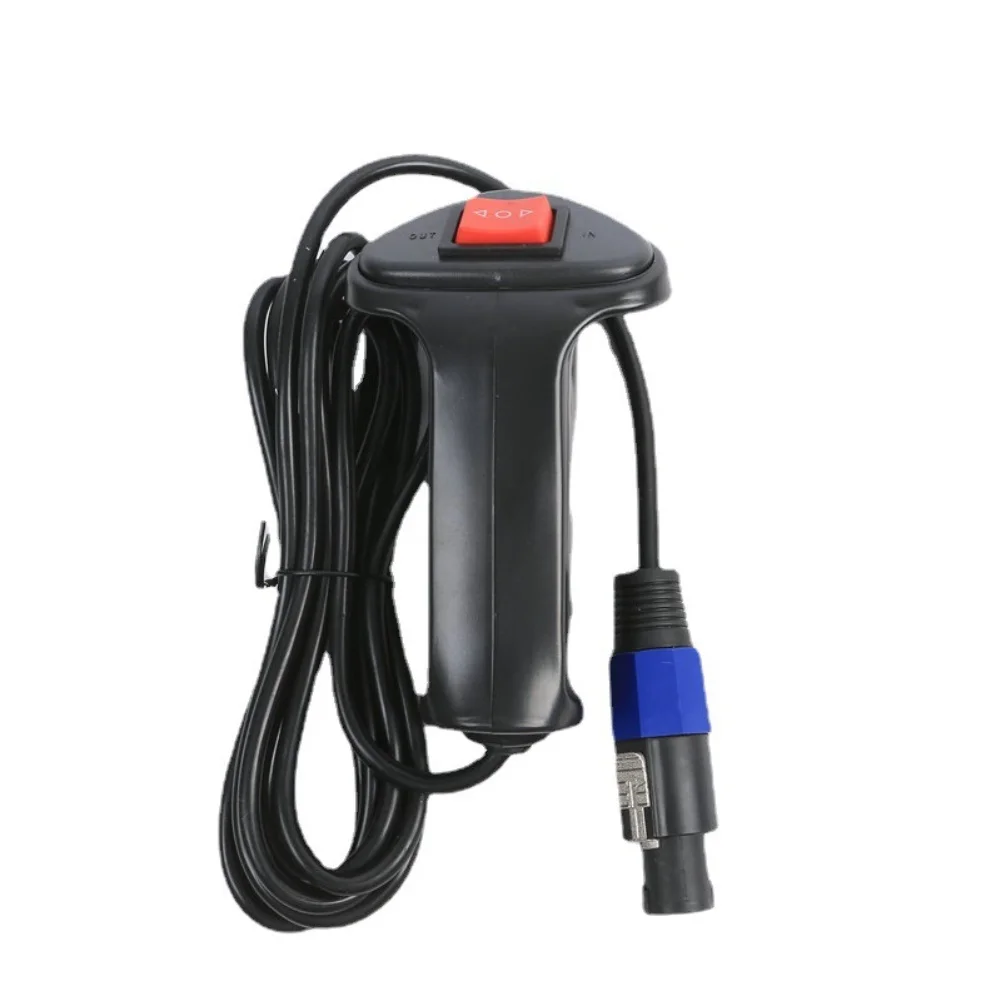 12V Electric Winch Remote Handle with Push Button Control for Multiple Winch Applications Lightweight 15m Cable