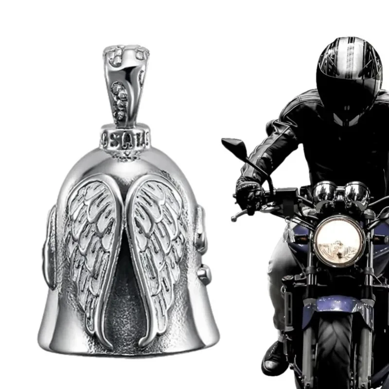 AliExpress NONE Riding Bell Angel Guardian Biker Riding Bell Portable Motorcycle Accessories For Biker Riders Motorcycle Bicycle Gift