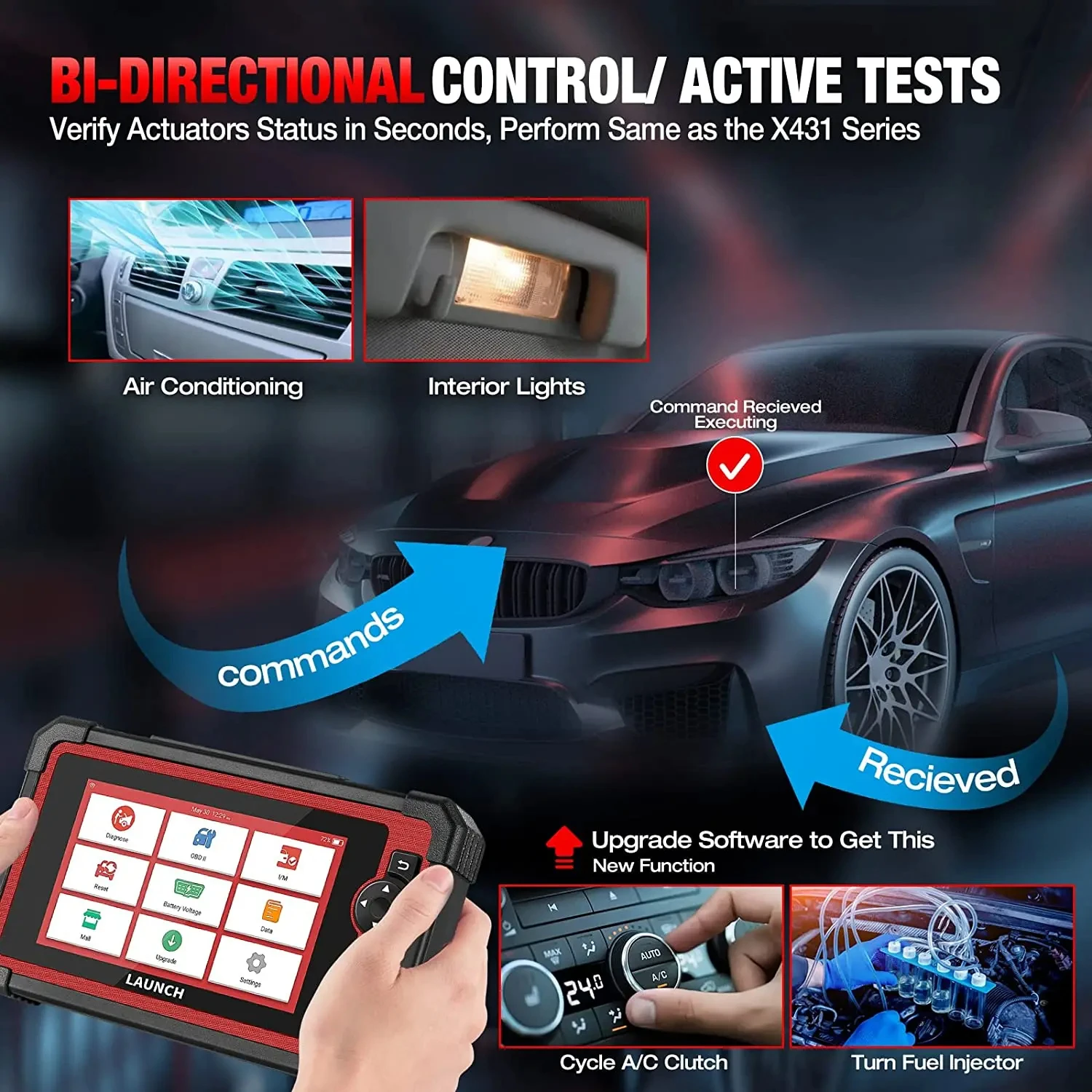 Avvia X431 CRP919E strumenti diagnostici per Auto con sistema completo con 31 + servizio di ripristino Scanner per lettore di codici OBD OBD2