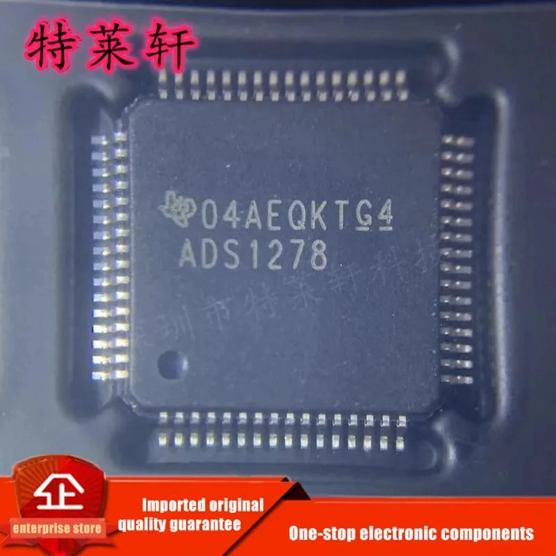 

New Original ADS1278IPAPR ADS1278IPAP ADS1278 HTQFP64 Converter Chip IC