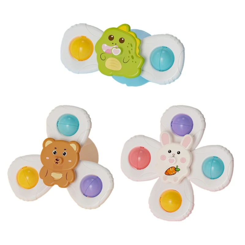 3 Hoạt Hình Hút Bánh Xe Đồ Chơi Cho Bé Mọc Răng Đồ Chơi Tắm Tặng Kích Thích Nhận Thức Hoạt Động Cảm Quan Đồ Chơi A2UB