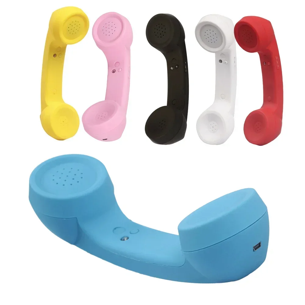 Retro Receiver Anti-radiation Telephone Handset Wireless Bluetooth-Compatible Phone Handset And Radiation Protection