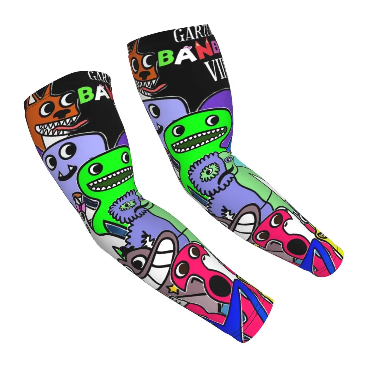 

Мультфильм Garten Of Banban рукава для мужчин и женщин защита от солнца и ультрафиолета татуировка прикрытие спорт охлаждение велосипедный спорт