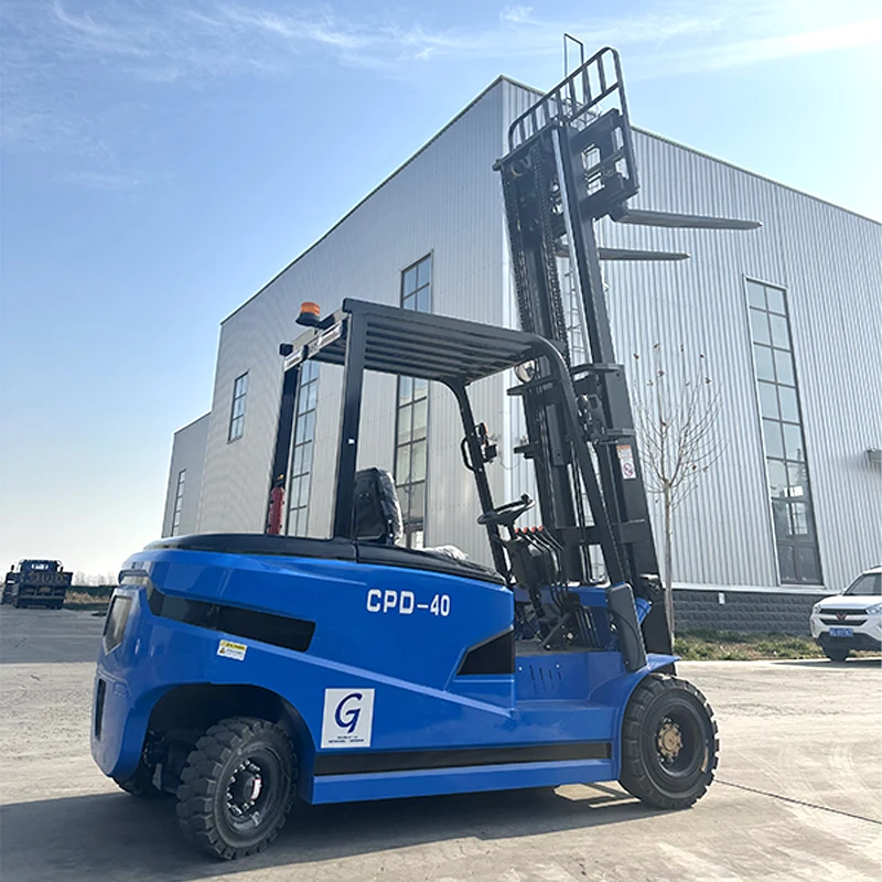 Customized Label Electric Forklift 4ton3Ton Electric Lifter Forklift For Electric Forklift For Bulk Cargo Transport