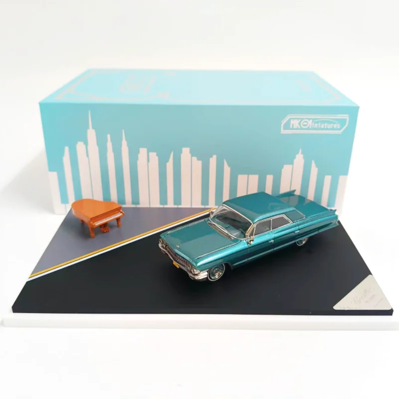 Diecast in scala 1:64 in lega Diwei Green Book Modello di auto d'epoca Prodotto finito Simulazione Collezione di giocattoli Regalo Display statico