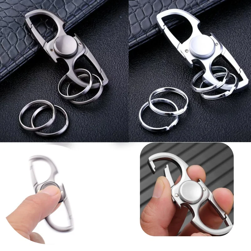 Finger Spinner Fidget Hand Spinner Anti-Angst Spielzeug Lindert Stress Finger Spinner Ketchain Flaschenöffner EDC Erwachsene Kinder Junge Spielzeug