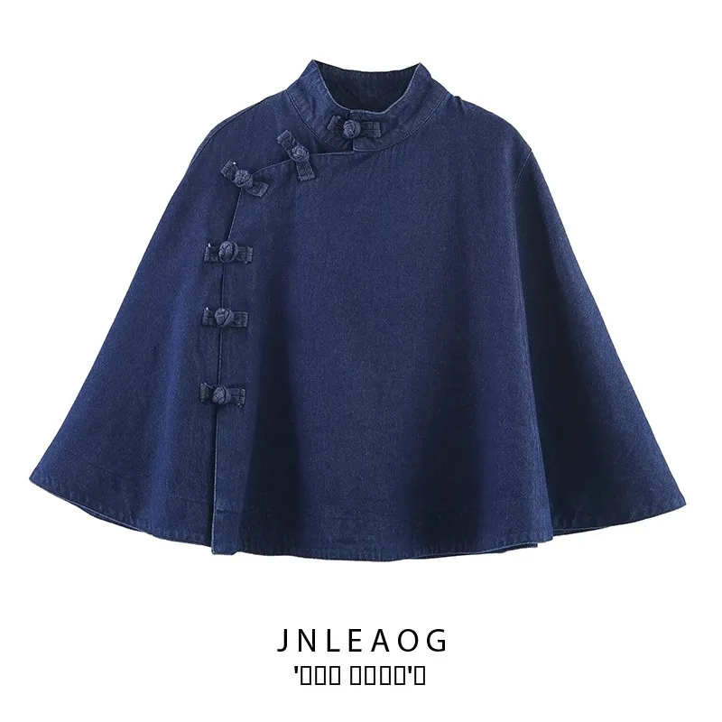 

JNLEAOG женское модное осеннее новое джинсовое пальто с веревочным узлом, универсальный капюшон, длинное пальто из полиэстера свека