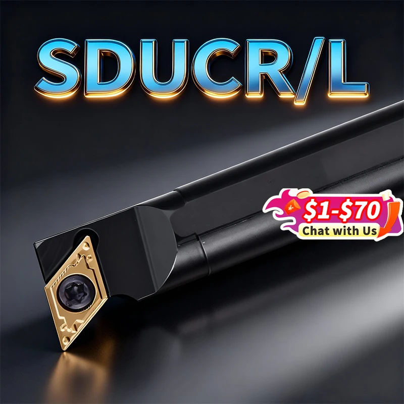 Internal Turning Tool S08K/S10K/S12M/S14N/S16Q/S20R/S25S- SDUCR/L07/11 Lathe Turning CNC Cutting Tool Cutter Bar