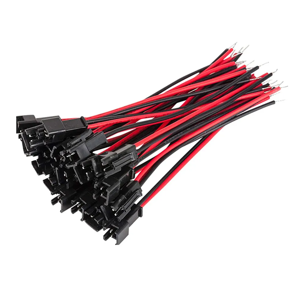 100 Pairs 2pin Male to Female Connector 10cm Length WiresFor Single Color Led Strip Led Lamp Driver Cable Adapter Connector