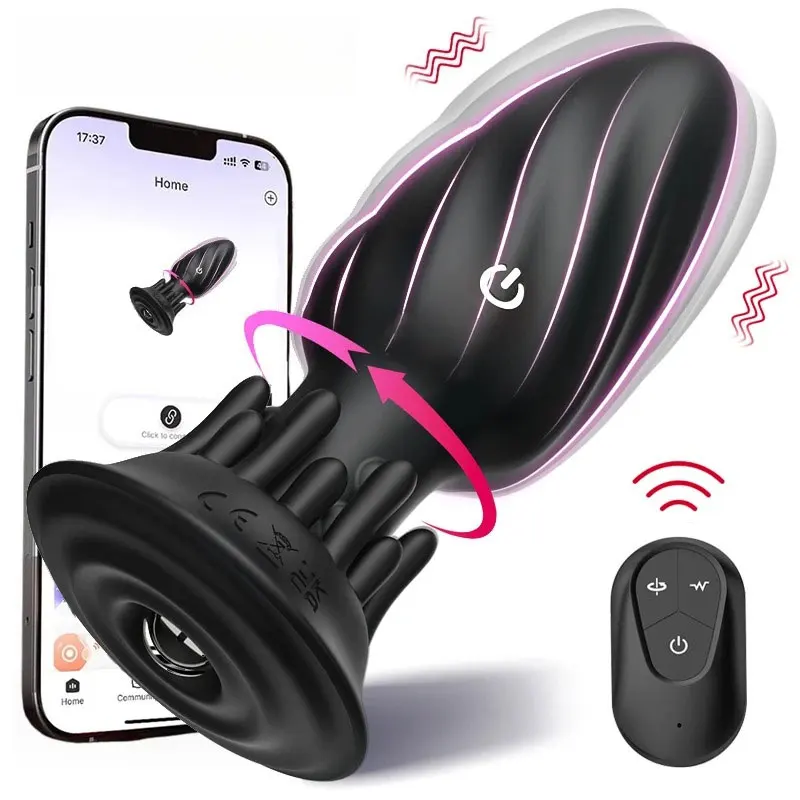 360-Fernbedienung, rotierender Plug, Anal-Vibrador-Dildo, Silikon, Prostata-Massagegert, Anal-Butt-Plug, Dilatator, Sexspielzeug fr Frauen und Mnner - AliExpress 66 360-Fernbedienung, rotierender Plug, Anal-Vibrador-Dildo, Silikon, Prostata-Massagegert, Anal-Butt-Plug, Dilatator, Sexspielzeug fr Frauen und Mnner - AliExpress 66