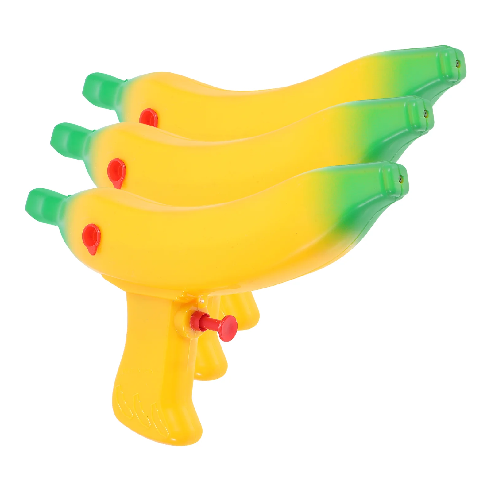 3 Pcs Banana Shape Water Play Toy Kids Fruit Interactive Toys Reusable Soaker