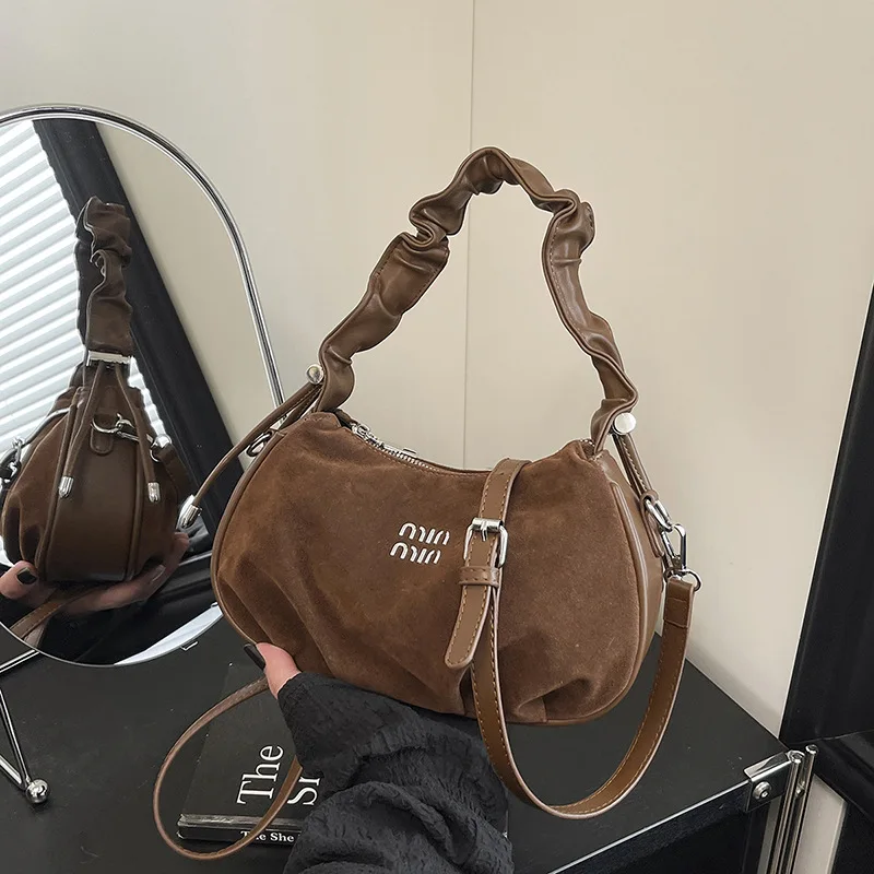 

2025 Women's Retro Shoulder Bag, Genuine Leather Multi-way Crossbody Purse, Vintage Quilted Handbag for Daily Casual