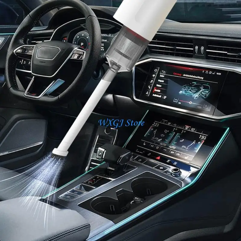 

37JE Handheld Auto Vacuum Portable Wireless Design 40Min Runtime Multi Attachments For Car Cleaning