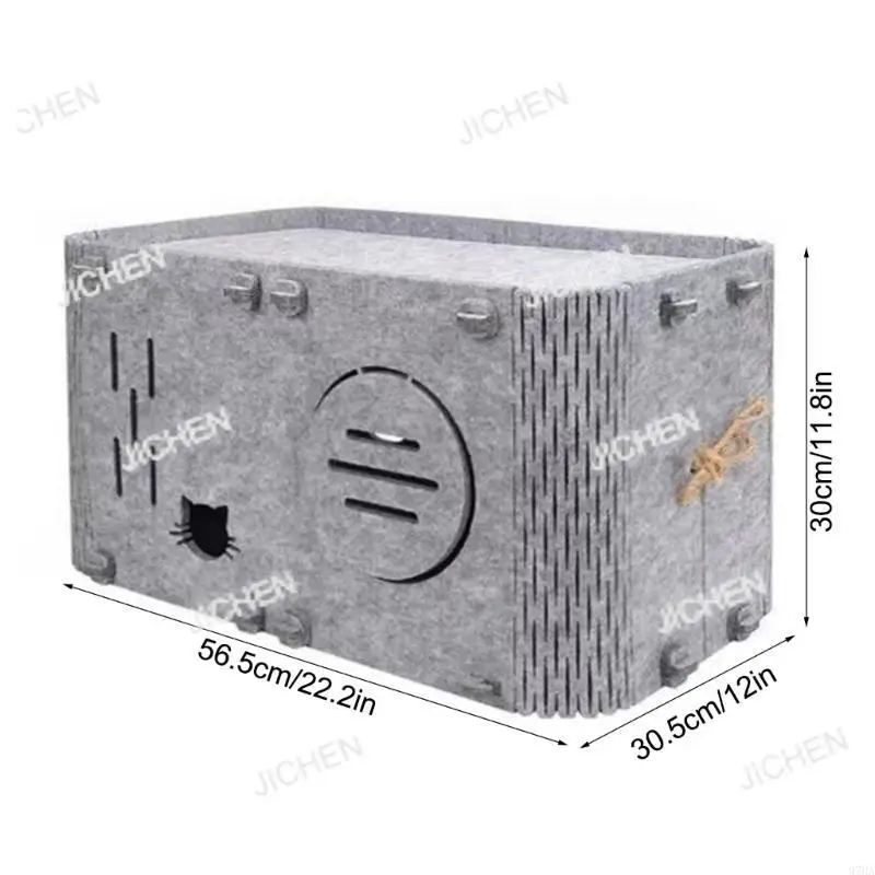 

Neu Detachable Felines Bed Washable Felted Construction Four Season Friendly Folded Flat Storage Design