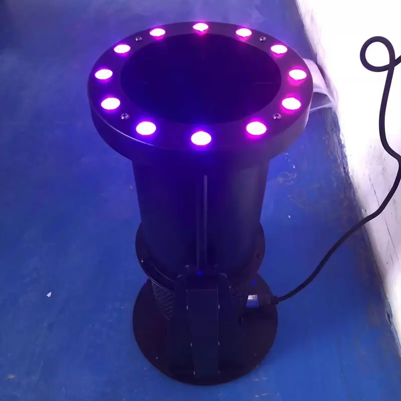 1500W LED 콘페티 머신 풀 컬러 RGB 3in1 DMX 무대 특수 효과 콘페티 캐논 DJ 디스코 웨딩 파티 콘페티 스프레이어