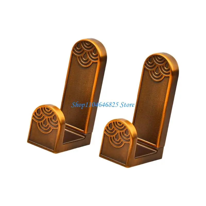 

Pack of 2 Oriental Retro Wall Hook Alloy Decorative for Home Decoration