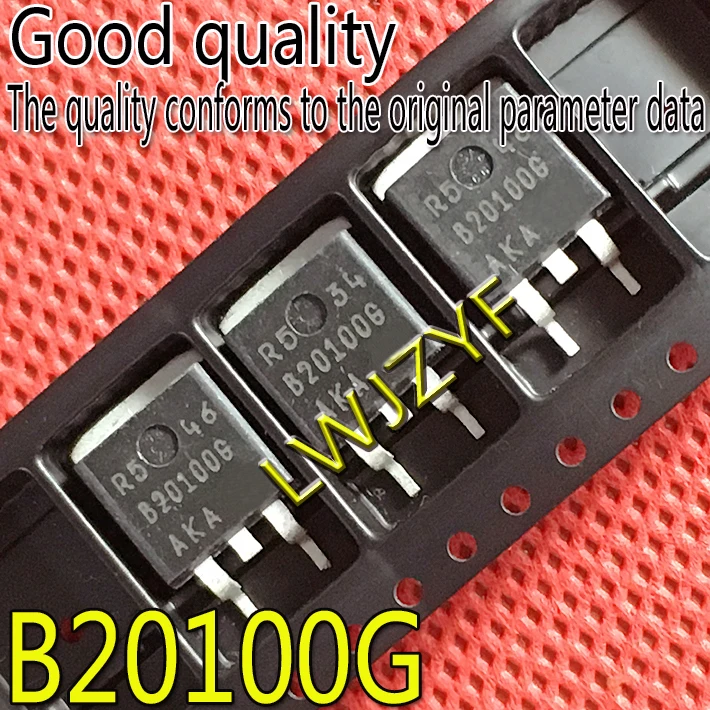 (1Pieces) New B20100G MBRB20100G B20100 TO-263 MOSFET Fast shipping