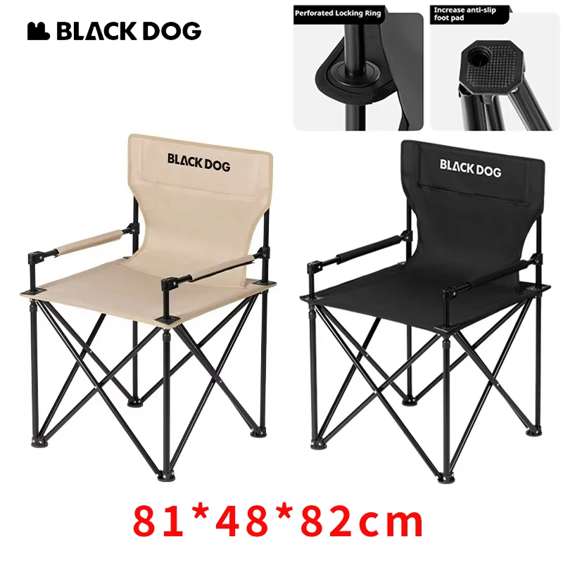 Naturehike BLACKDOG Meditation Chair Large Chair Surface Widen Foldable Armrest Integrated Collection Storage Widening Deepening