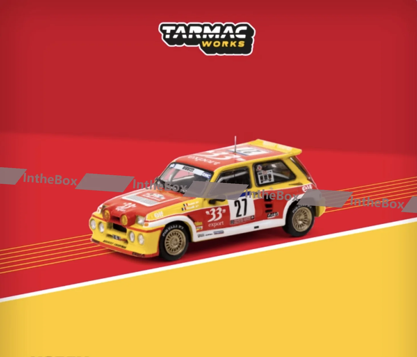 5 MAXI TURBO TOUR DE CORSE RALLYE DE FRANCE 1985 1:64 TARMAC WORKS Car Collection Limited Edition Hobby Toys