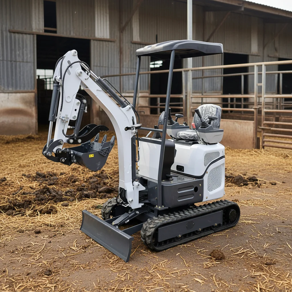 

1.5 Ton Hydraulic Crawler Excavator Small Digger 360 Degree Rotation Garden Machinery