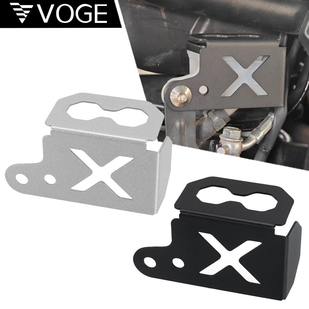 

Motorcycle Accessories Rear Brake Fluid Reservoir Cover Guard For Loncin Voge Valico 525 DS525X 525DSX DSX 525 Oil Cup Protector