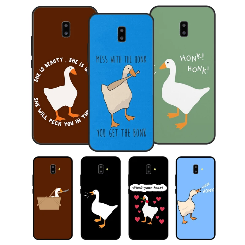 Honk Honk Goose Case For Samsung J1 J3 J5 J7 2016 A3 A5 2017 A7 A9 A6 A8 J4 J6 Plus J8 2018 Phone Cover