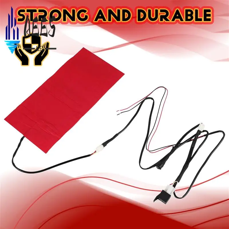 AEE5-25W 12V Universal Motorcycle ATV Seat Heated Cushion Winter Warmer Waterproof Pad Heating Pad Mat