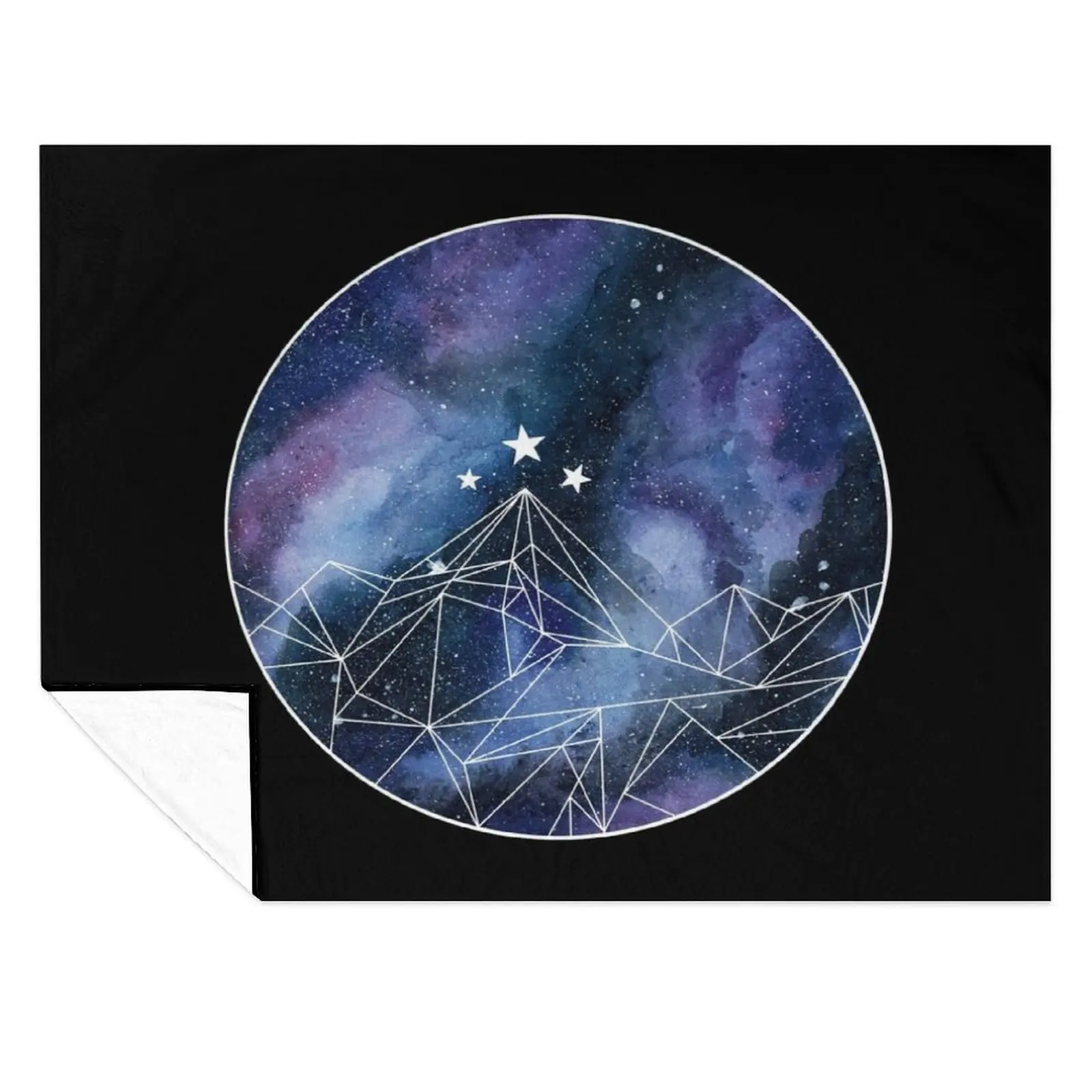 

Night Court Symbol with watercolour and black Throw Blanket Softest For Decorative Sofa Beach Blankets