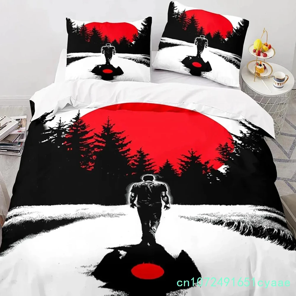 Game BloodShot Blood Warrior Bedding Set Boys Girls Twin Queen Size Duvet Cover Pillowcase Bed Boys Adult Home Textileextile 4