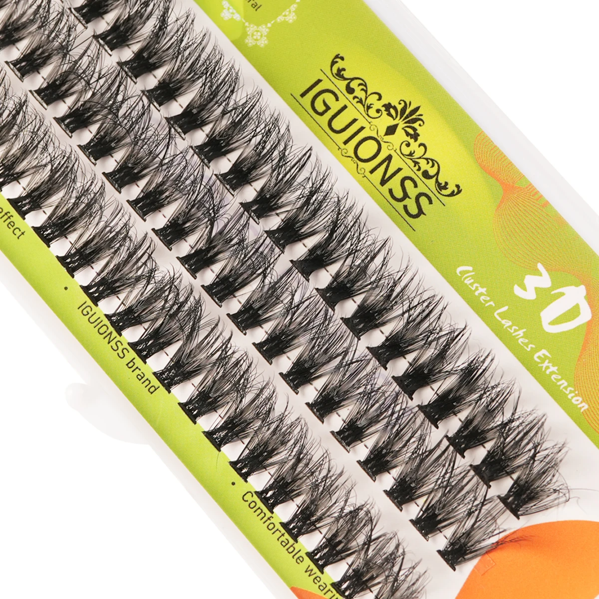 DIY Falsche Wimpern Einzelne Wimpernbüschel D-Curl 60D/80D/IG3950 in 8/10/12/14/16/18mm Größen Weiche Flauschige Wimpern Wiederverwendbares Make-up