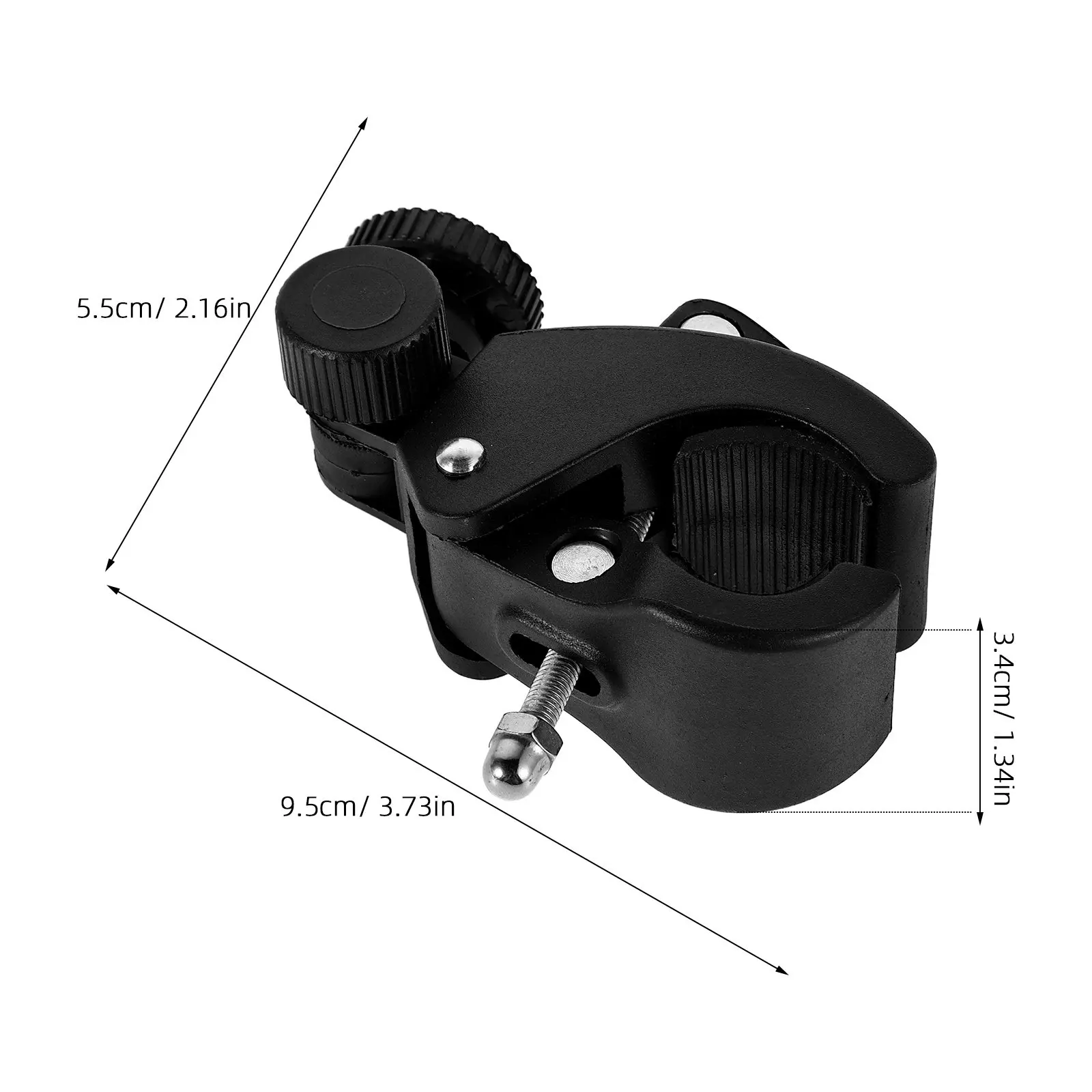Multi-Functional Bicycle Powerful Clamp Camera Mount Adjustable Handlebar Clip Motorcycle Action Camera Holder for Racing