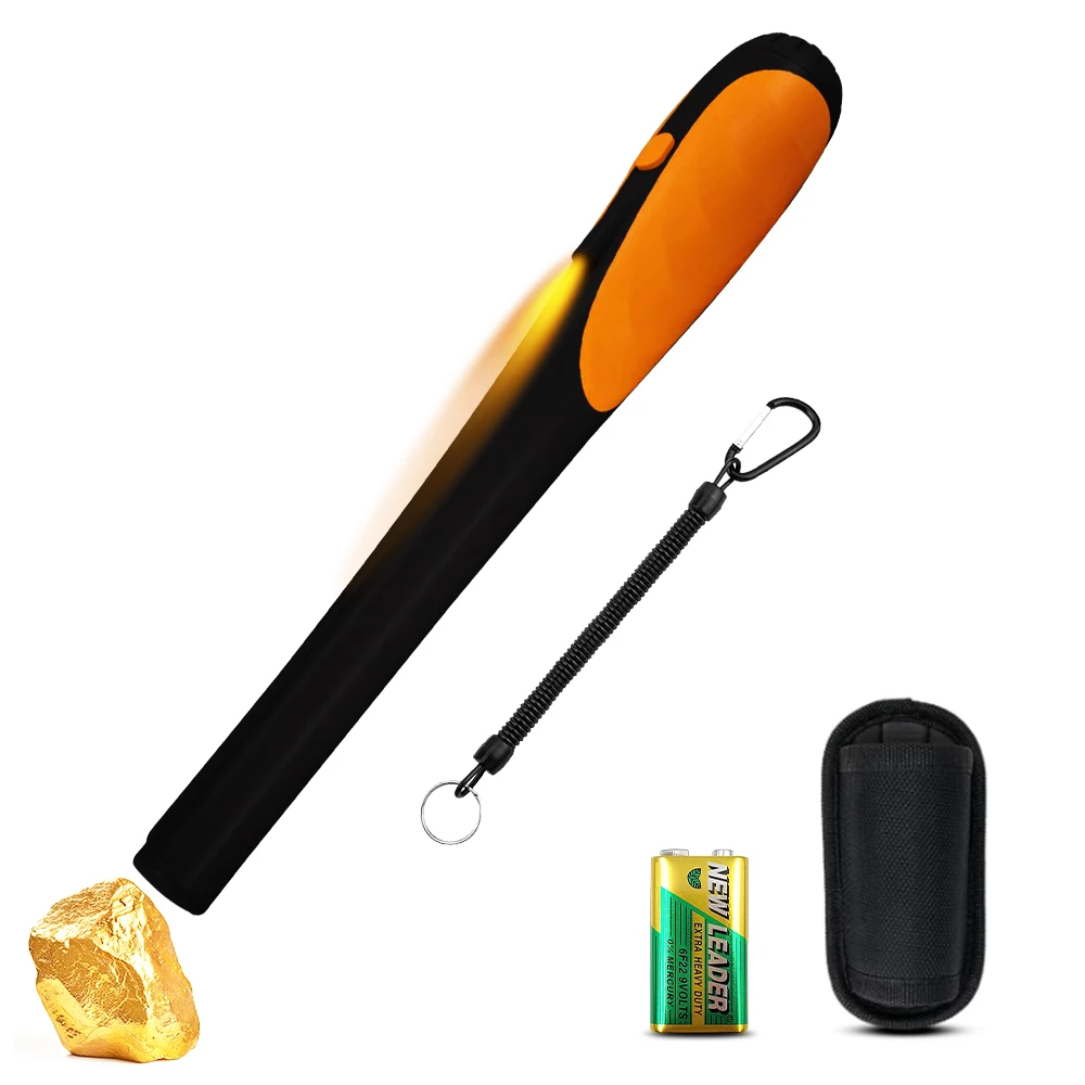 Portable Outdoor Metal Detector with Sound & Vibration Alarm for Treasure Hunting ABS Material 1-Year Warranty