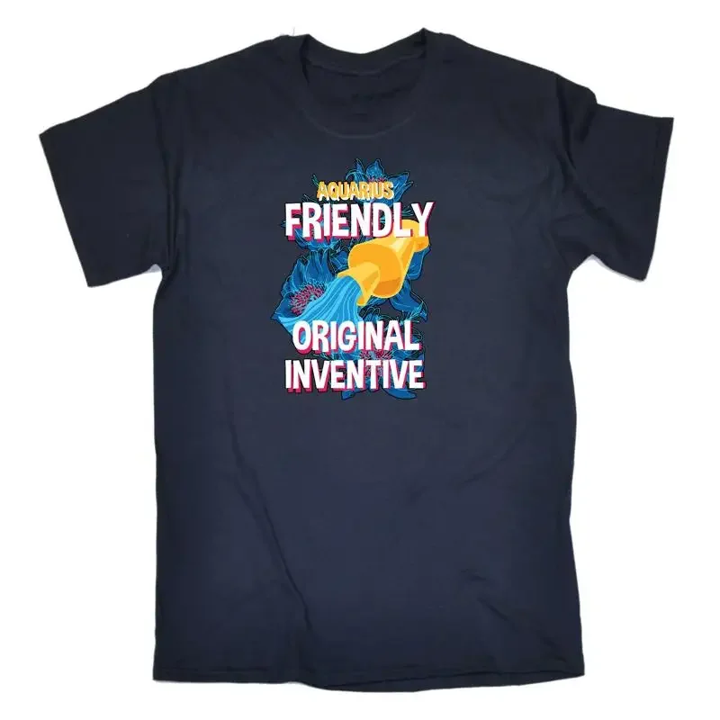 Aquarius Water Bearer Birthday Original Inventive Mens Funny T Shirt