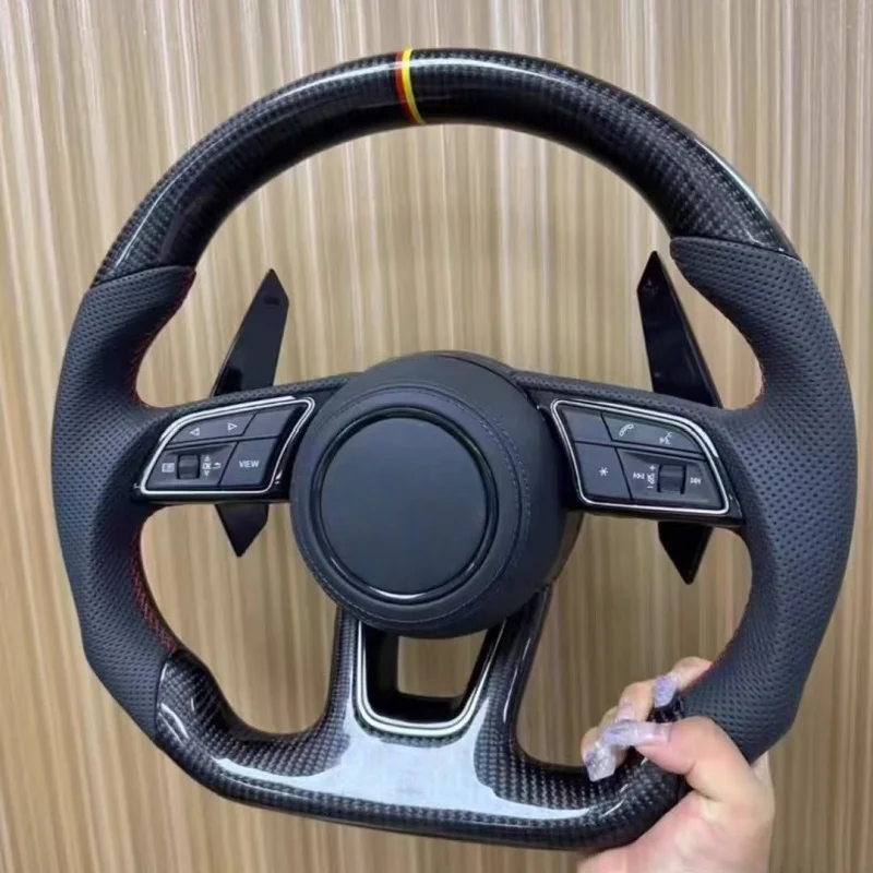 

Carbon Fiber Customized Steering Wheel for Audi A1 A2 A3 A4 A5 A6 A7 S3 RS3 S4 RS4 S5 RS5 S6 RS6 TT TTRS R8 Car Accessories