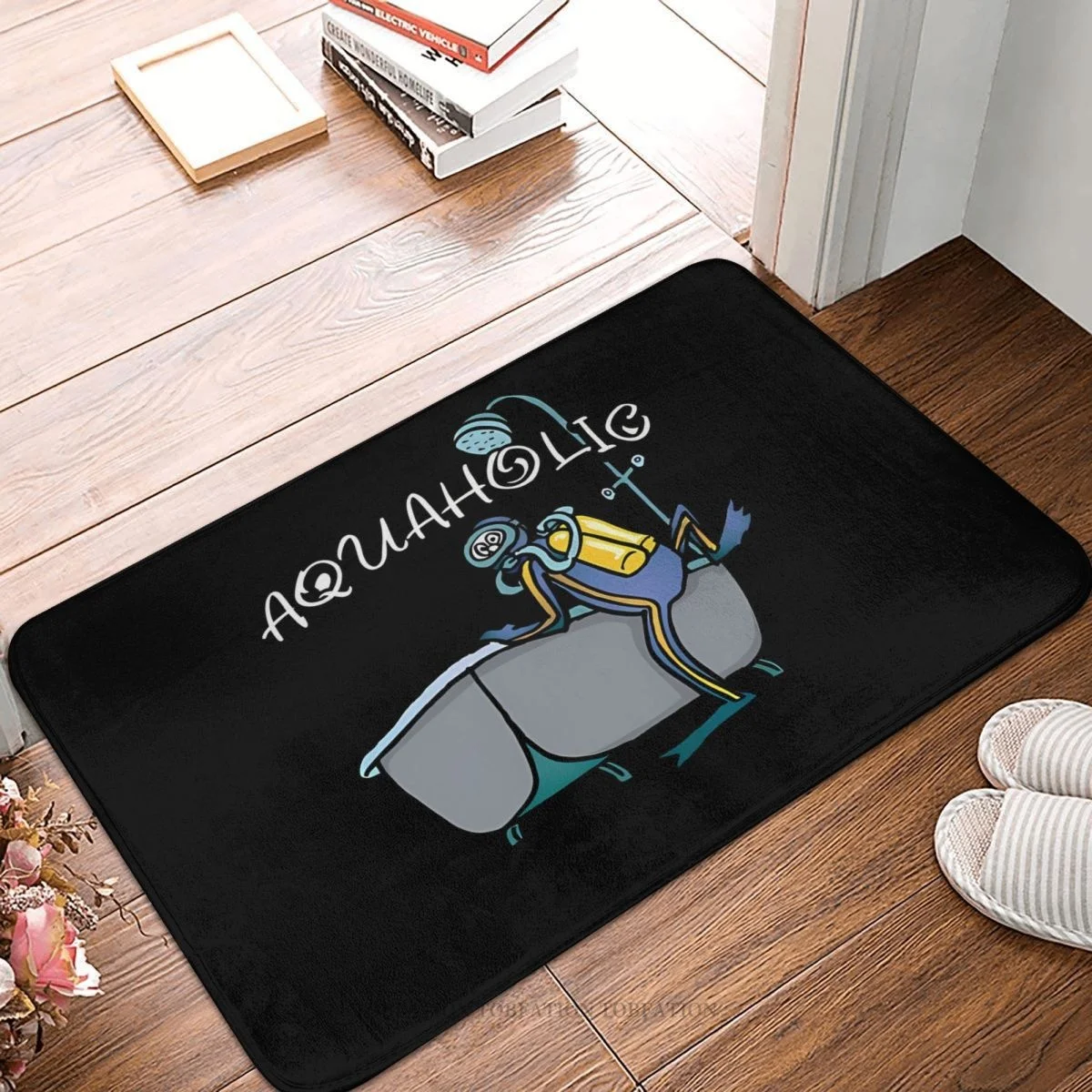 Dive Diving Diver SCUBA Bath Non-Slip Carpet Funny Bedroom Mat Welcome Doormat Floor Decor Rug