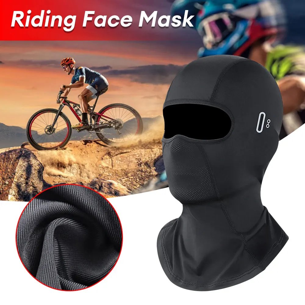 

Motorcycle Summer UV Protection Glasses Face Mask Breathable Hole Men Women Neck Protect Summer Sunscreen Headwear