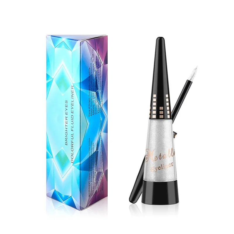 Soft Colorful Liquid Eyeliner Pencil Waterproof ,Shimmer Liquid Eye Liner Blue Green Yellow Eyes Cosmetics Pen