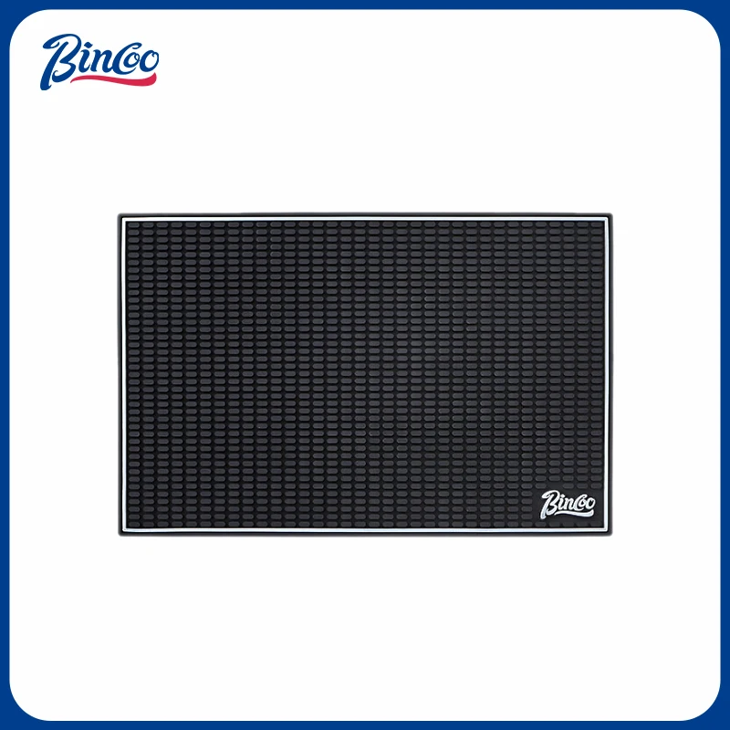 Bincoo Coffee Bar Mat Italian Utensils Water Filter Mat Thickened Foldable Storage Cloth Powder Press Set