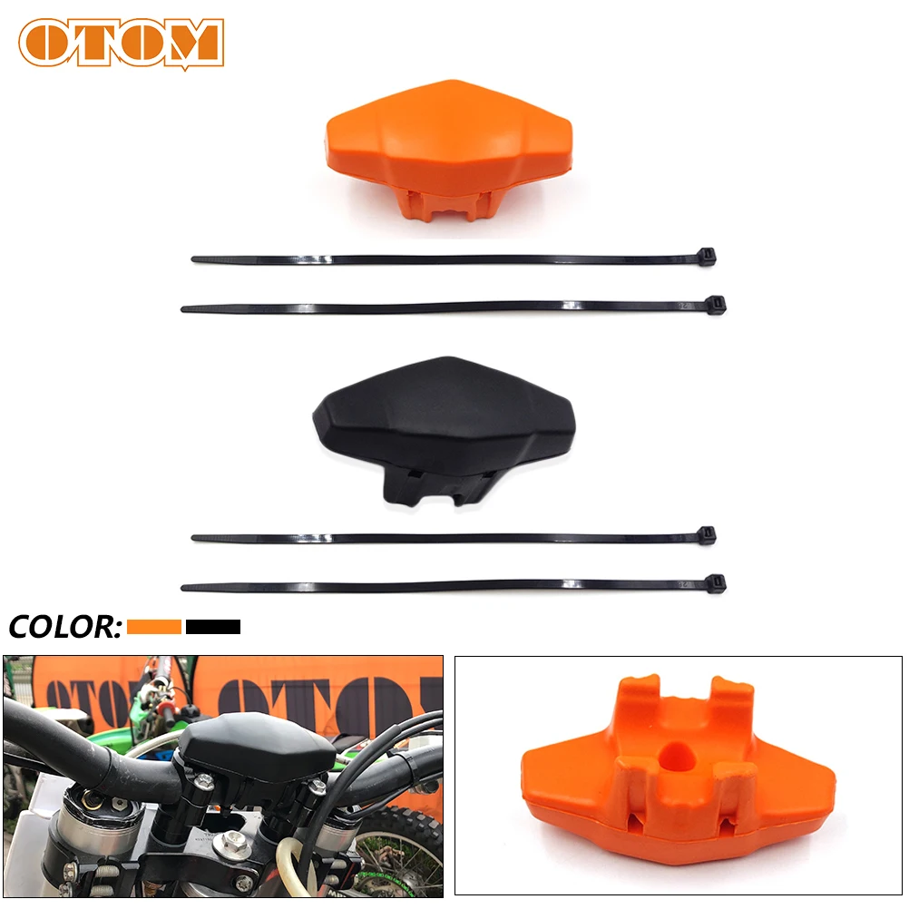 For KTM Motorcycle Accessories Rhombus Handlebar Cross Bar Pads Direction Handle Chest Protector Foamed Rubber Grips Clamp Mount