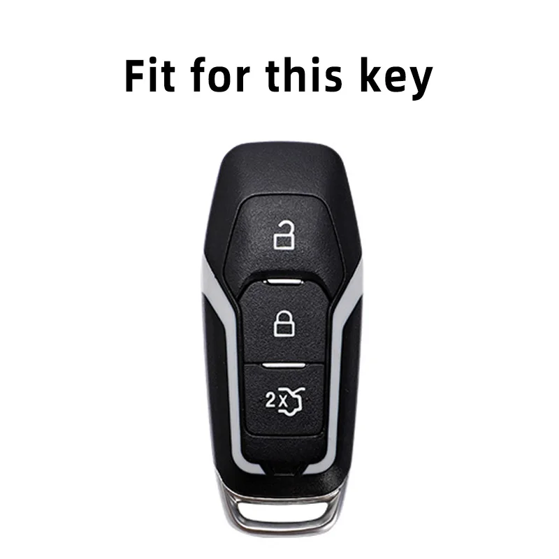 สำหรับ Ford Focus 3 4 ST Mondeo 5 MK5 Mustang F-150 Explorer Edge Fiesta Kuga MK3 TPU หุ้มกุญแจรถ Shell fob อุปกรณ์เสริม